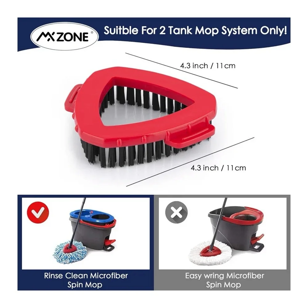 Scrubber and Mop Base Compatible with O Cedar RinseClean 2 Tank System Set Of 2